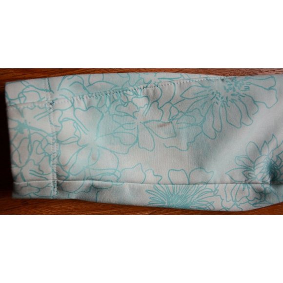 The North Face Women's Medium Apex Bionic Jacket Fleece Lined Blue Floral Print - Picture 5 of 12